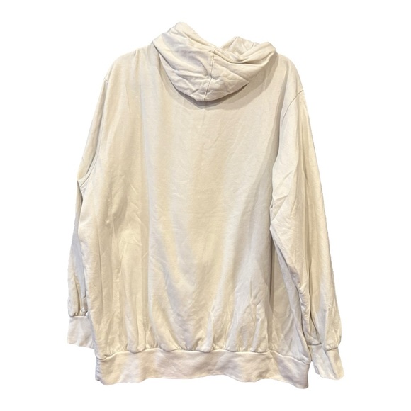 Peanuts Snoopy Graphic Hoodie Cream Pullover Sweatshirt 2XL AR16 - Picture 3 of 5